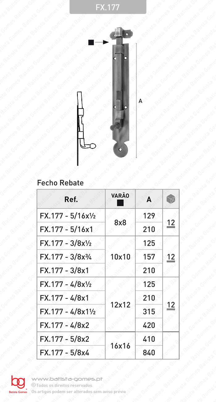 Fecho rebate - LAT�O LACADO PRETO